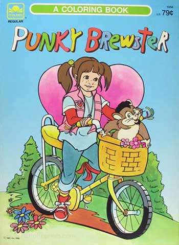 It's Punky Brewster Coloring Book