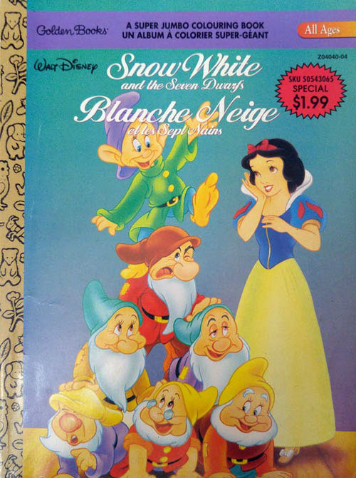 Snow White & the Seven Dwarfs Coloring Book