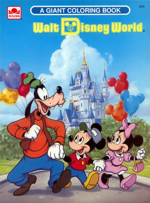 Walt Disney Theme Parks Coloring Book