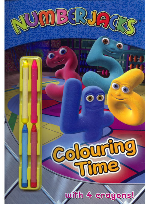 Numberjacks Colouring Time