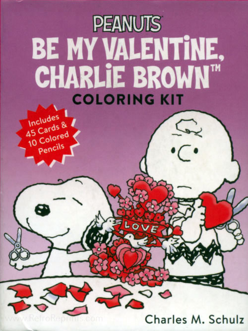 Peanuts Be My Valentine Coloring Kit