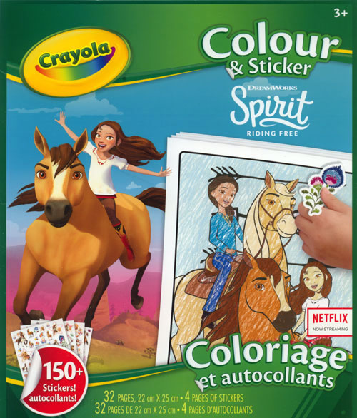 Spirit: Riding Free Coloring Book