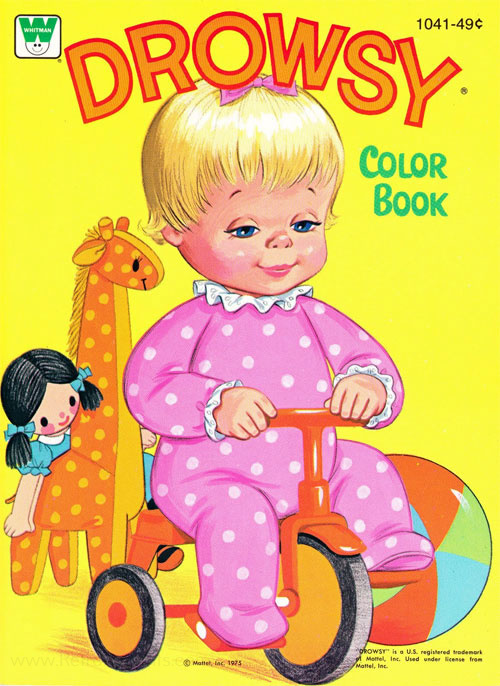 Drowsy Doll Coloring Book