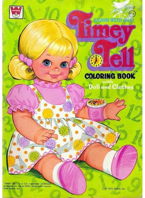 Timey Tell Doll Coloring Book
