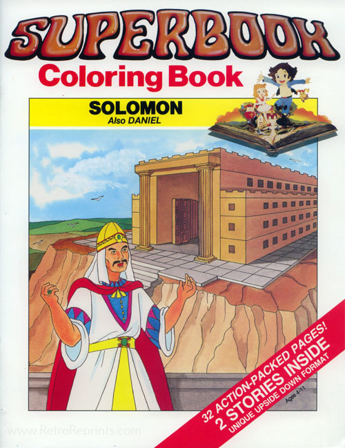 Superbook (original) Coloring Books Coloring Books at Retro Reprints