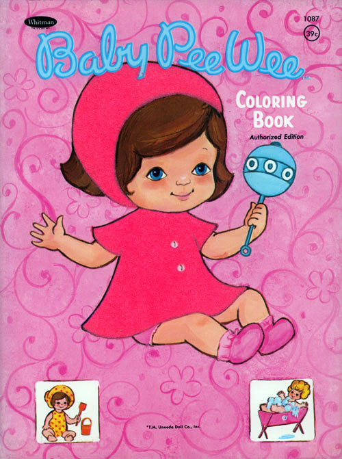 Baby Dolls Baby Pee Wee Coloring Book