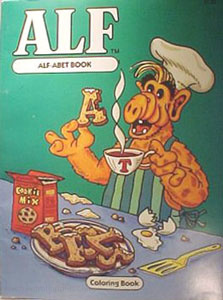 Alf: The Animated Series Alf-Abet Coloring Book