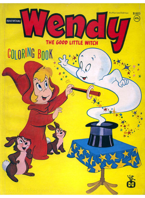 Casper & Friends Wendy Coloring Book