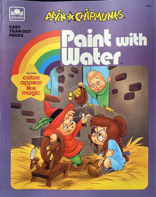 Alvin and the Chipmunks Paint with Water | Coloring Books at Retro ...
