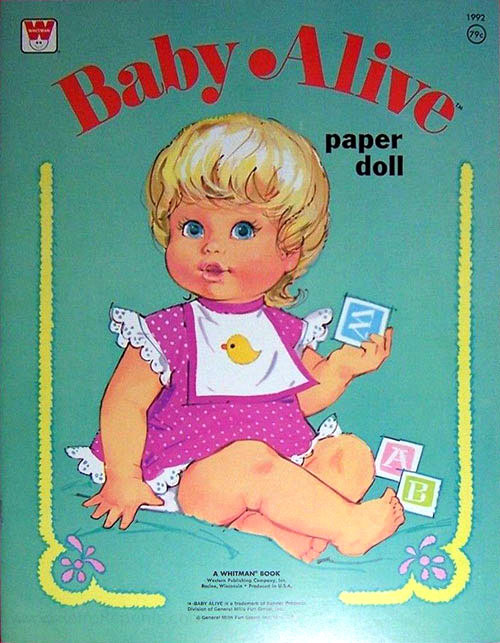 Baby Dolls Baby Alive Paper Dolls