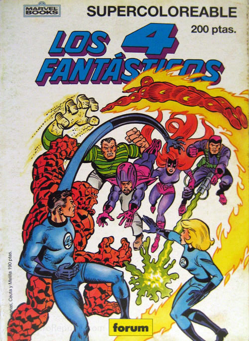 Fantastic Four Coloring Book