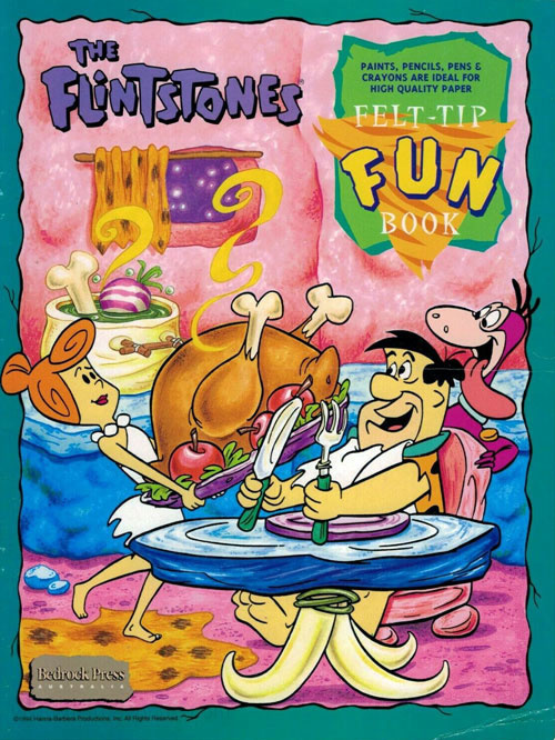 Flintstones, The Felt-Tip Fun Book