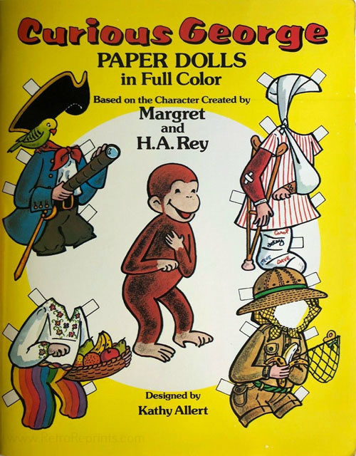 Curious George Paper Dolls