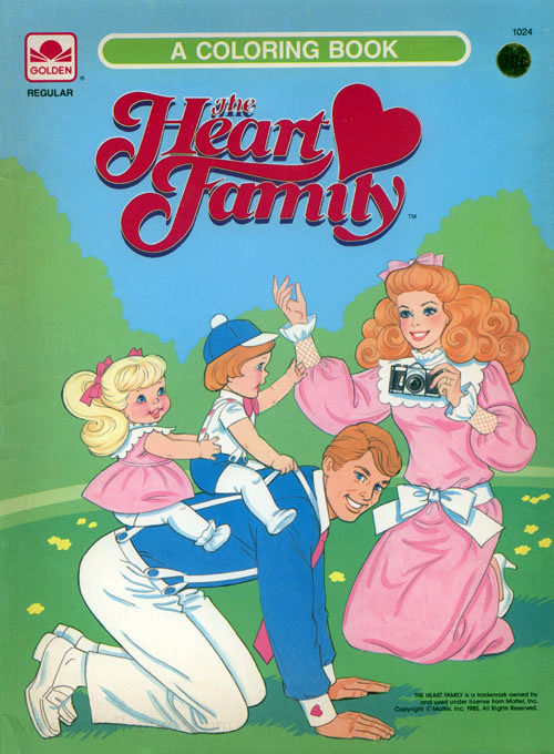 Heart Family, The Coloring Book