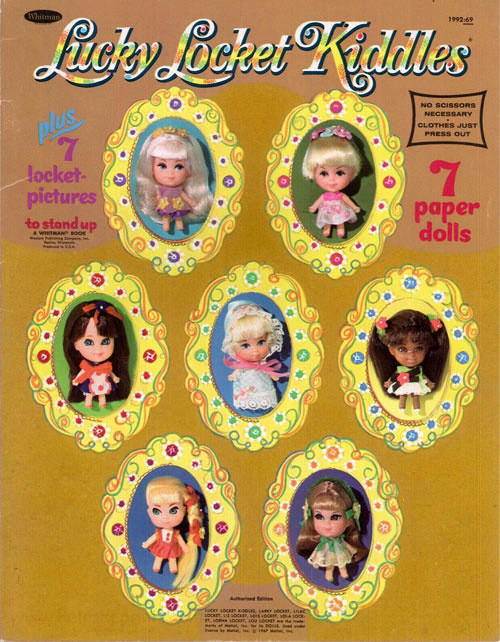 Liddle Kiddles Lucky Locket Kiddles Paper Dolls