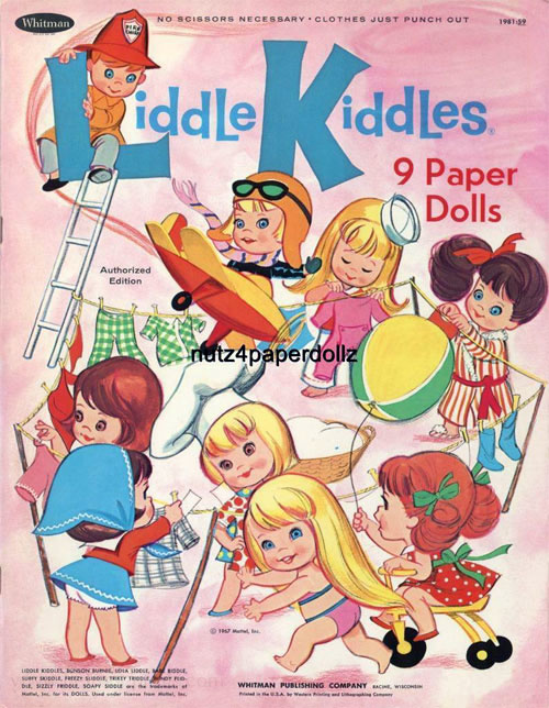 Liddle Kiddles Paper Dolls