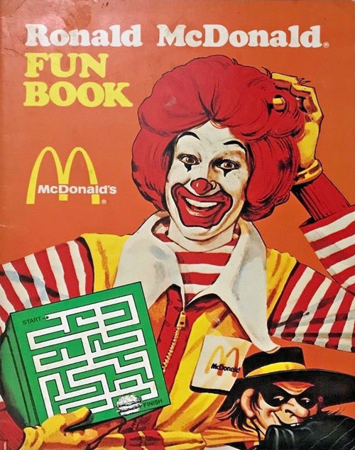Ronald McDonald Fun Book