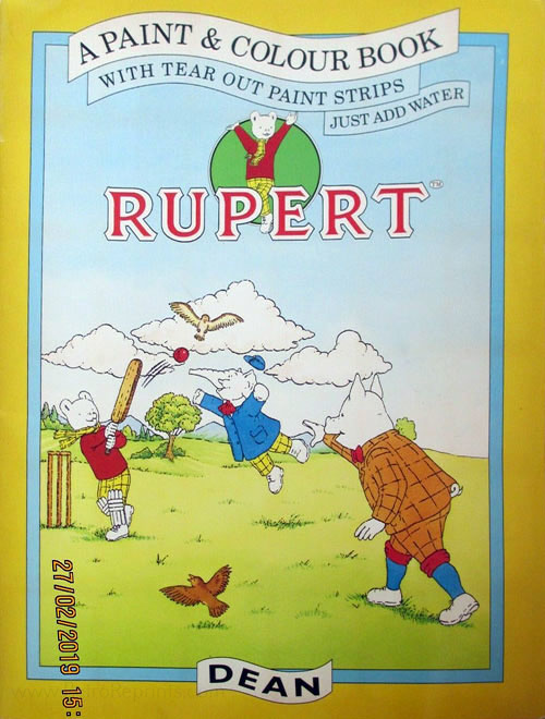 Rupert Paint & Colour Book