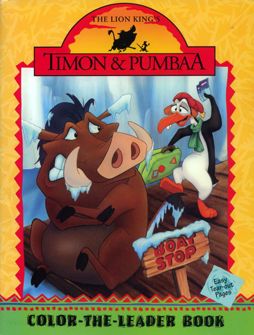 Timon and Pumbaa Color the Leader