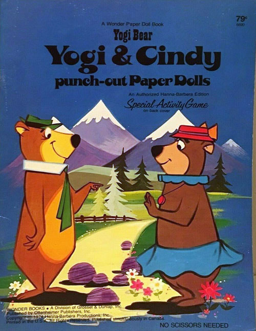 Yogi Bear Paper Dolls