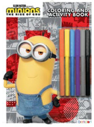 Minions: The Rise of Gru Coloring & Activity Book