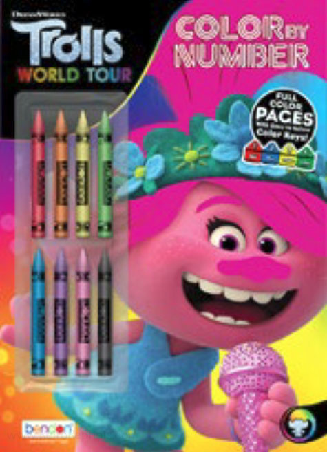 Trolls World Tour Color by Number