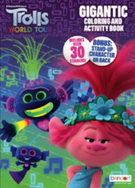 Trolls World Tour Coloring & Activity Book