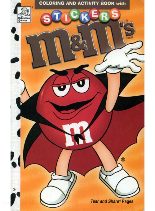 Commercial Characters M&Ms: Coloring & Activity Book