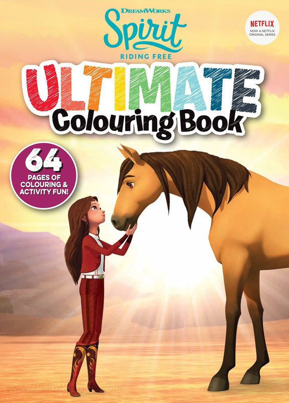 Spirit Riding Free Coloring Book Coloring Books at Retro Reprints