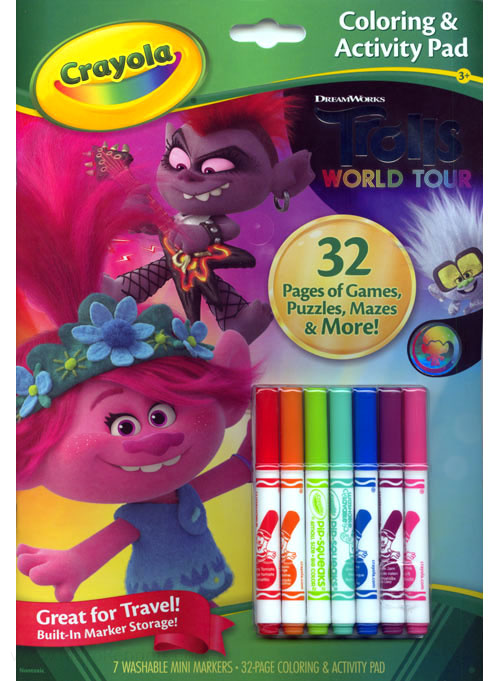 Trolls World Tour Coloring & Activity Book