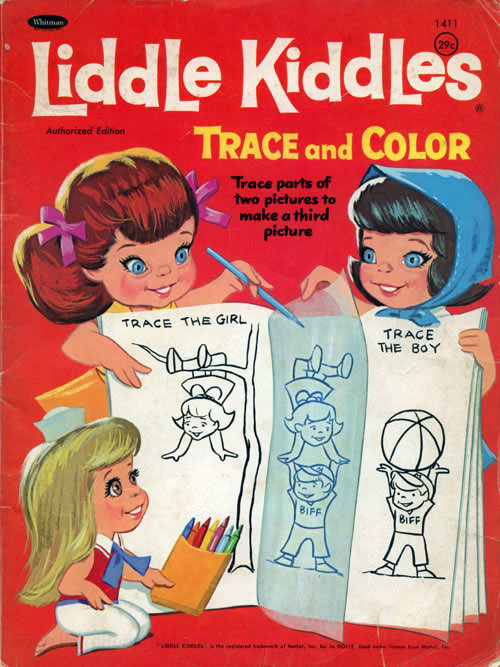 Liddle Kiddles Trace & Color