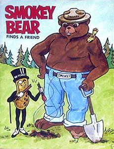 Smokey Bear Finds a Friend