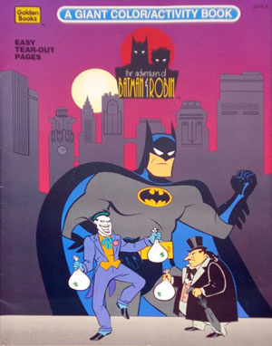 Batman A Giant Coloring Book SC (1989 Golden) comic books