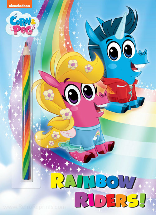 Corn & Peg Rainbow Riders!