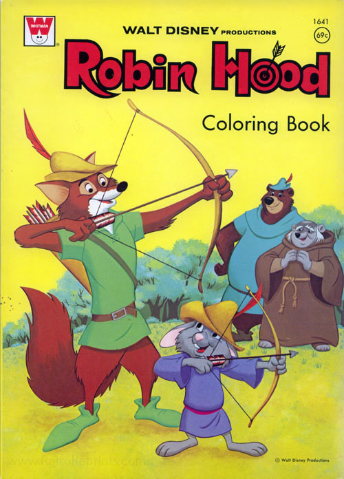 Robin Hood, Disney's Coloring Book