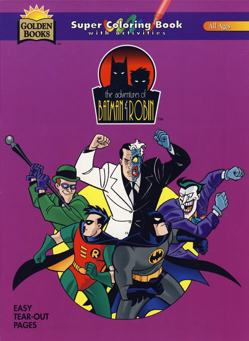 Batman: The Animated Series (Coloring Book; 1993) Golden Books