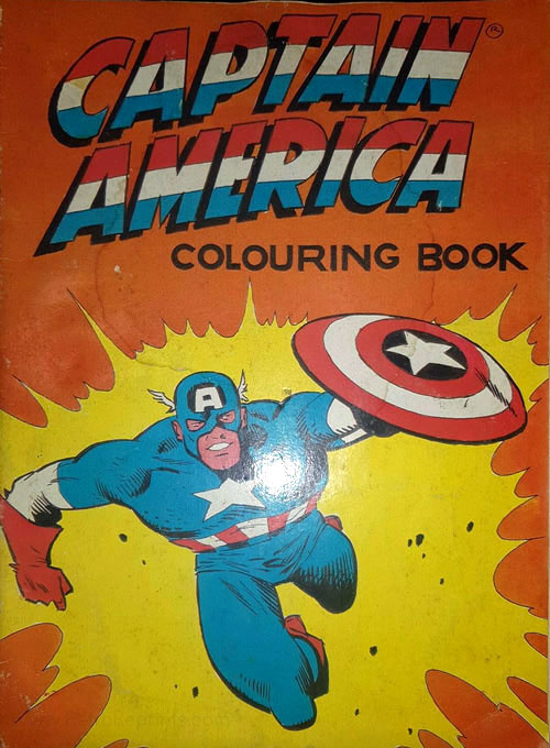 Captain America Coloring Book