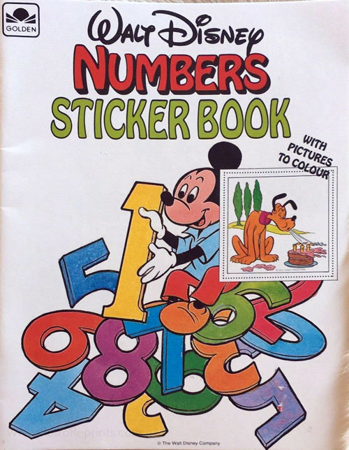 Disney Numbers Sticker Book