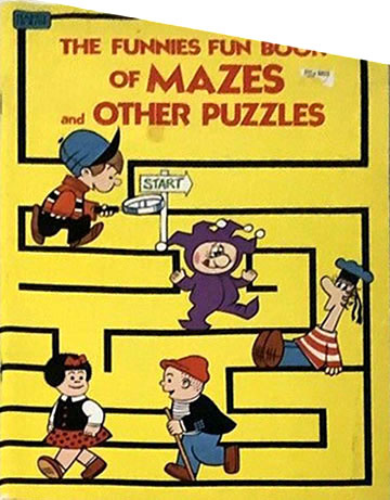 Comic Strips Funnies Fun Book of Mazes