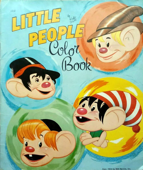 Little People, The (Walt Scott) Coloring Book