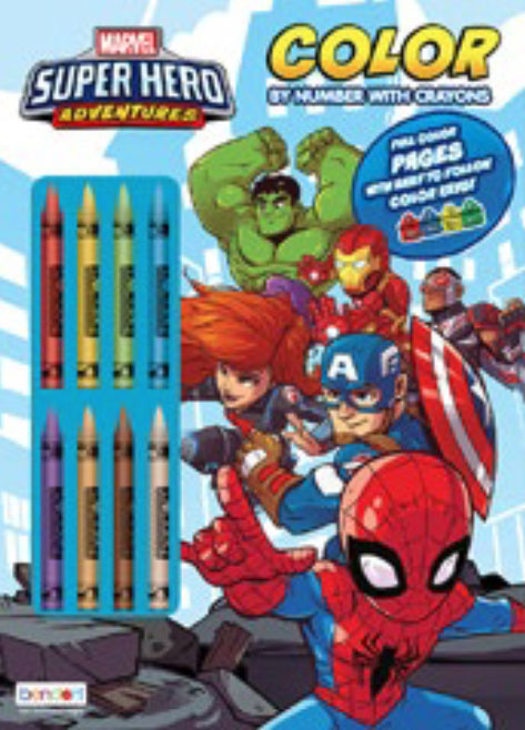 Marvel Super Heroes Color by Number
