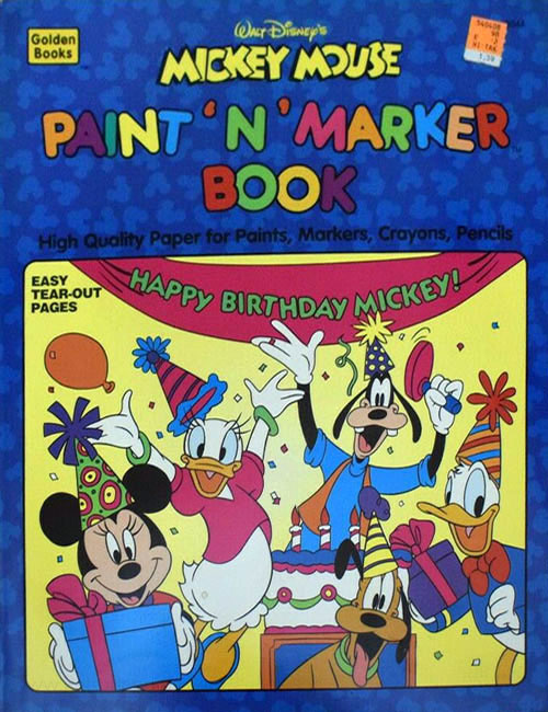 Mickey Mouse and Friends Paint 'n' Marker Book