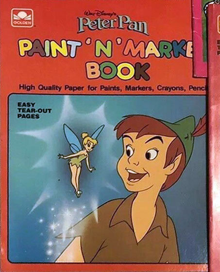 Peter Pan, Disney's Paint 'n' Marker Book