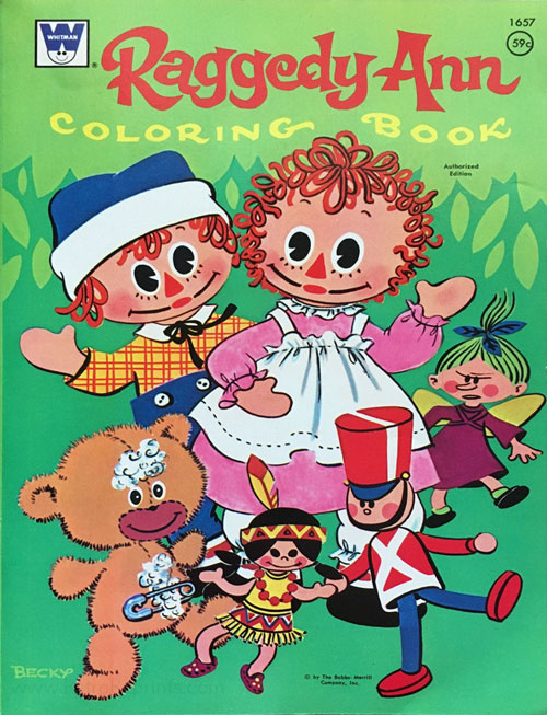 Raggedy Ann & Andy Coloring Book