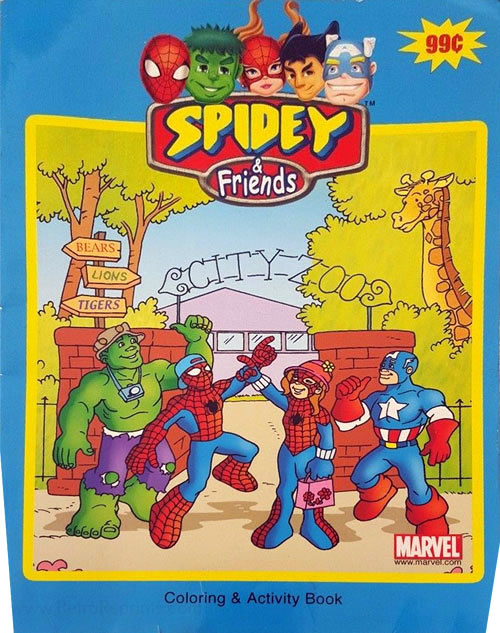 Spider-Man Coloring and Activity Book