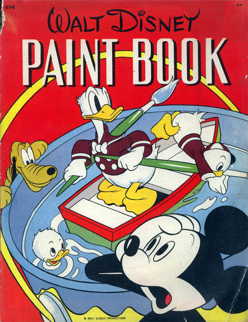 Disney Paint Book