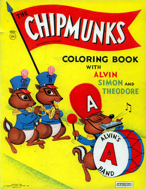 Alvin and the Chipmunks Coloring Book