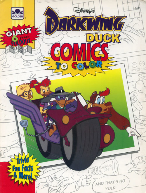 Darkwing Duck Comics to Color Coloring Books at Retro Reprints The