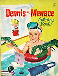 Dennis the Menace Coloring Book