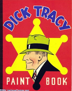 Dick Tracy Paint Book